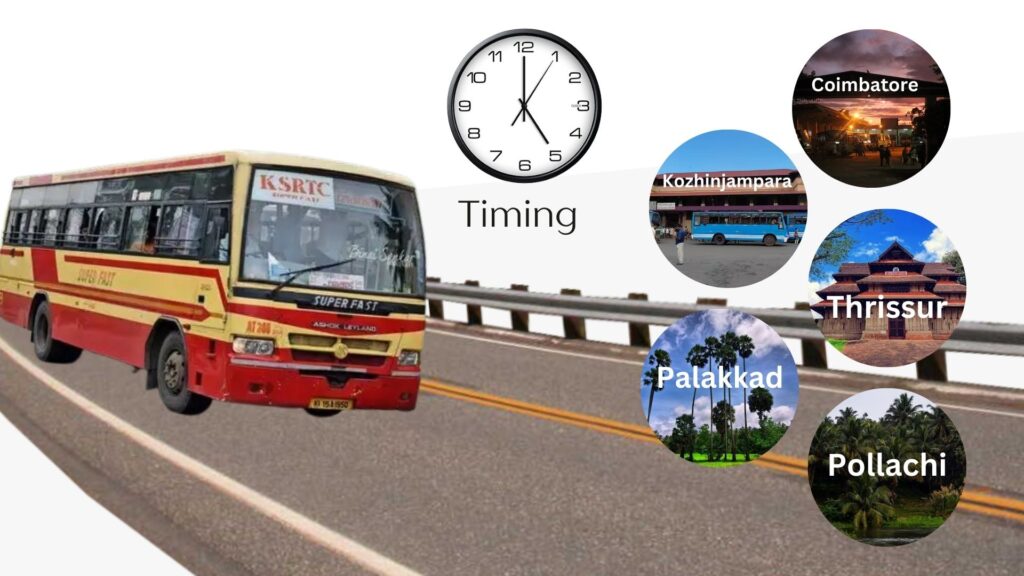 chittur to bus timing for palakkad, pollachi, Kozhinjampara